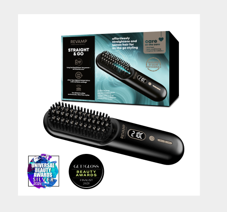 REVAMP Straight & Go Ionic Cordless Hot Brush