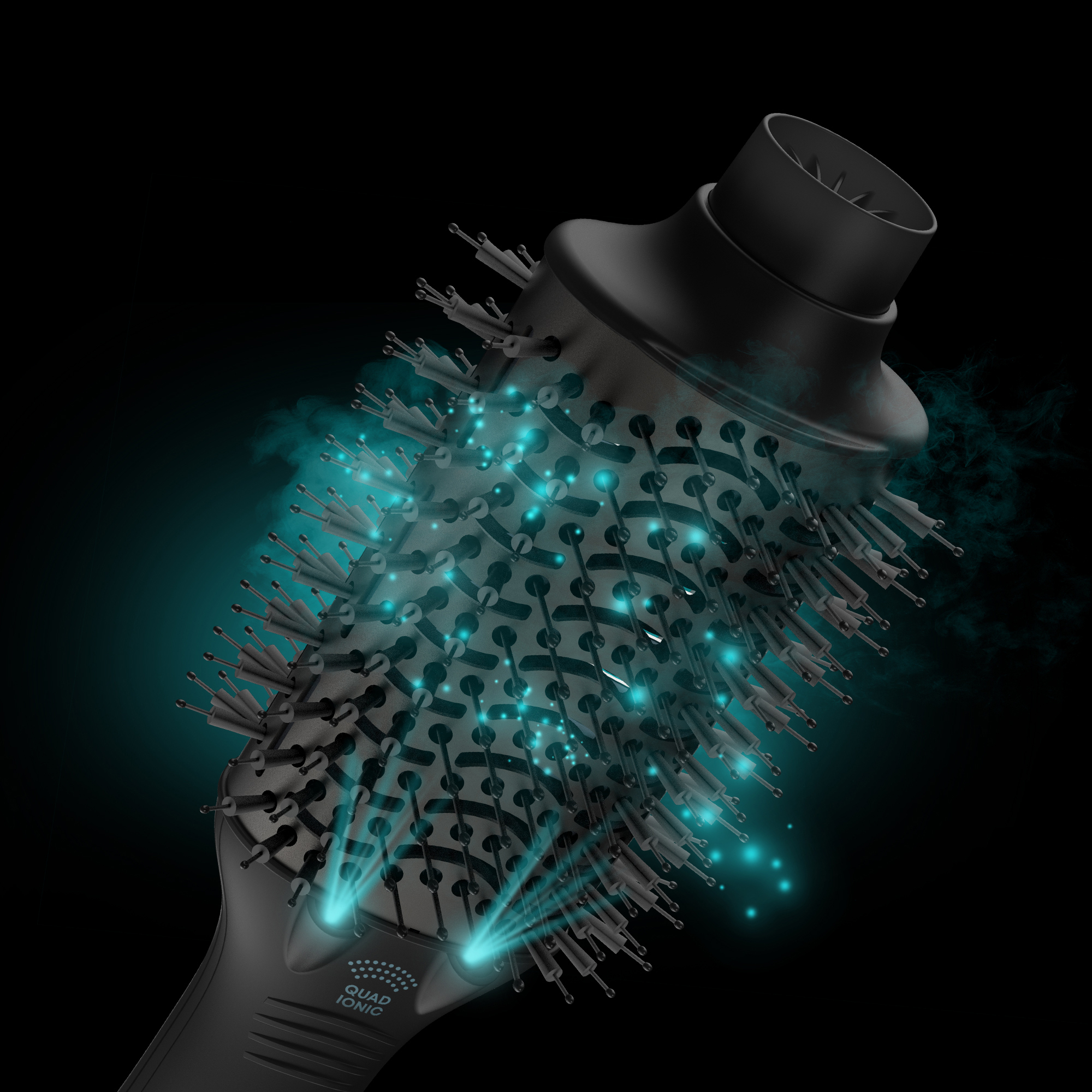 Ionic Jet Emitters and ceramic technology for smoother styling