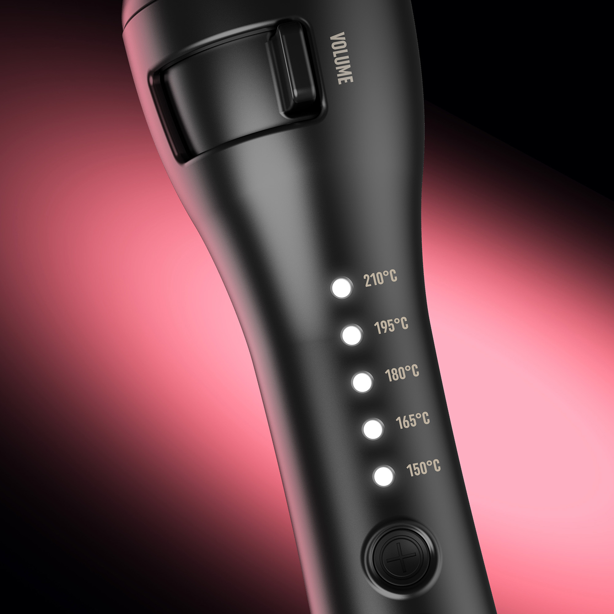 Adjustable temperature settings to suit all hair types