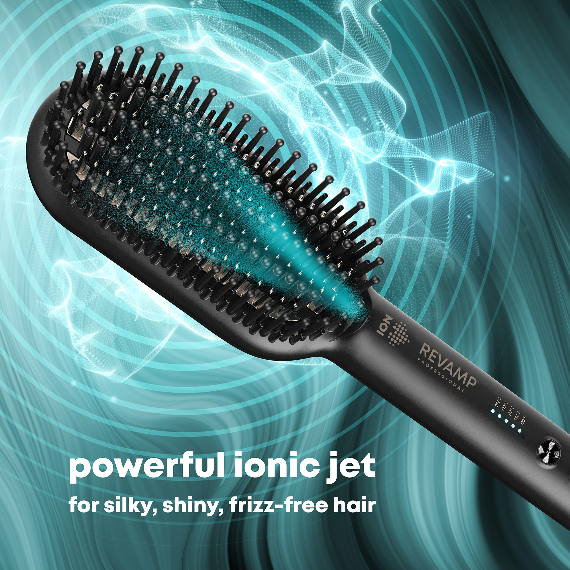 Ionic Jet technology to reduce hair frizz