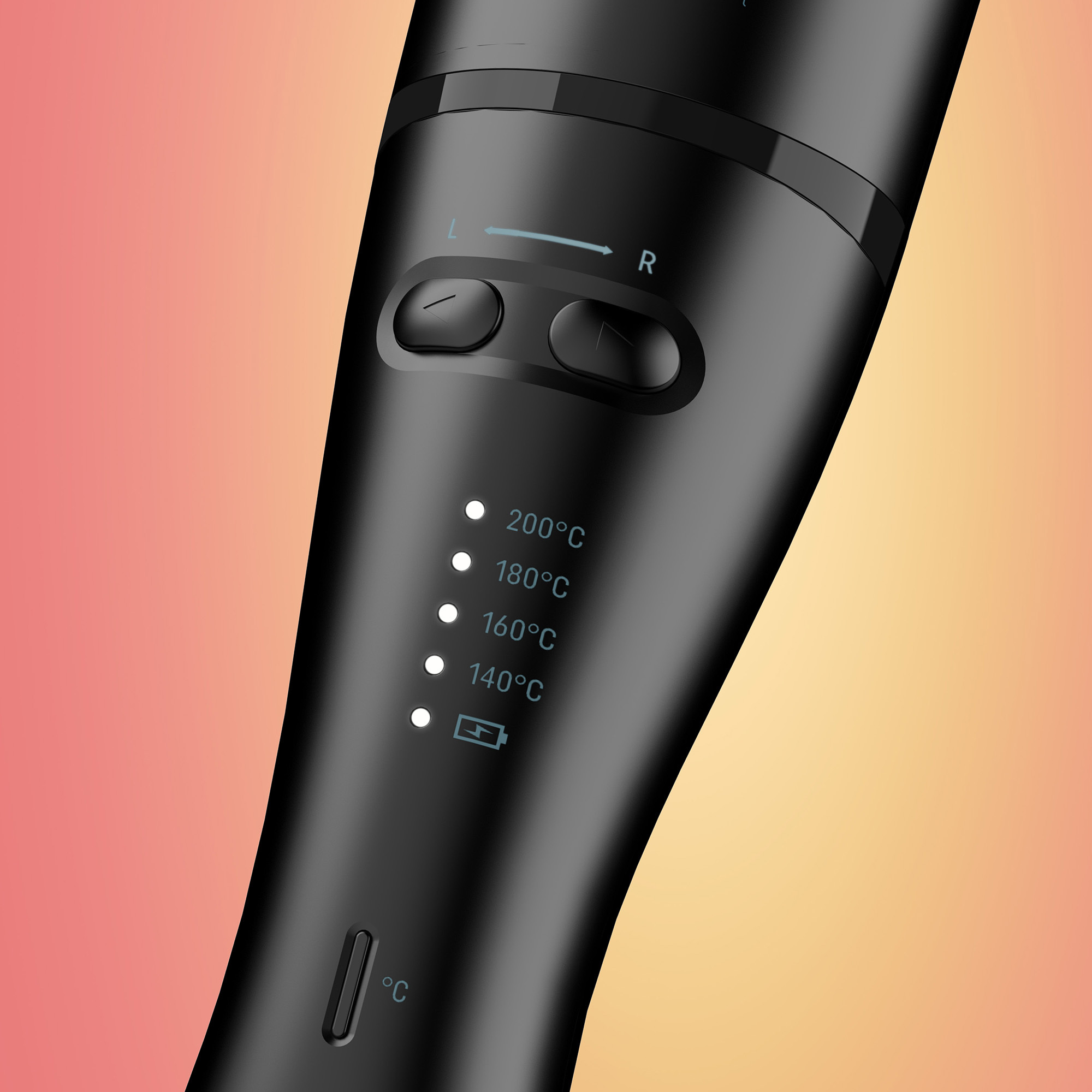 Adjustable temperature settings to suit all hair types