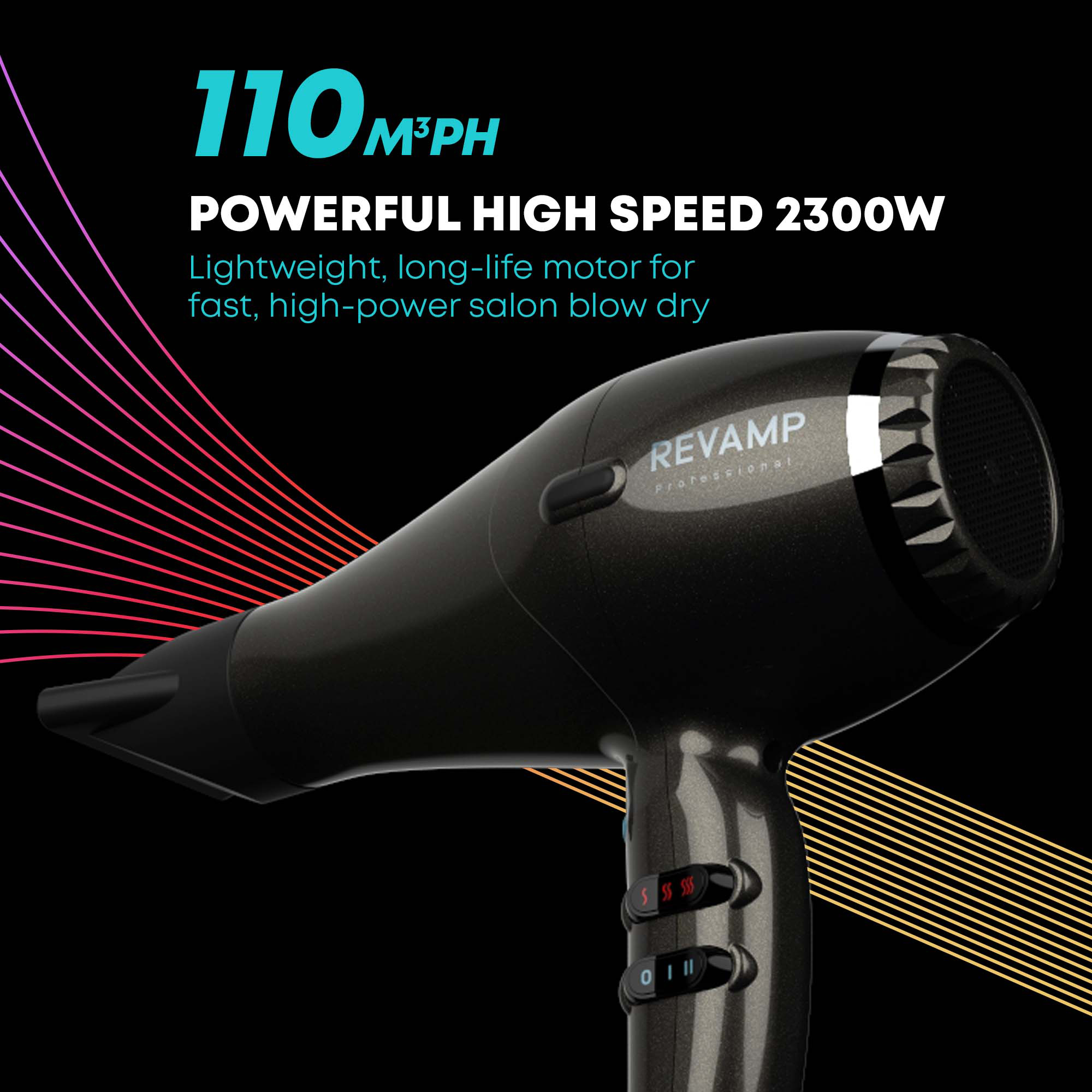 High speed hair dryer