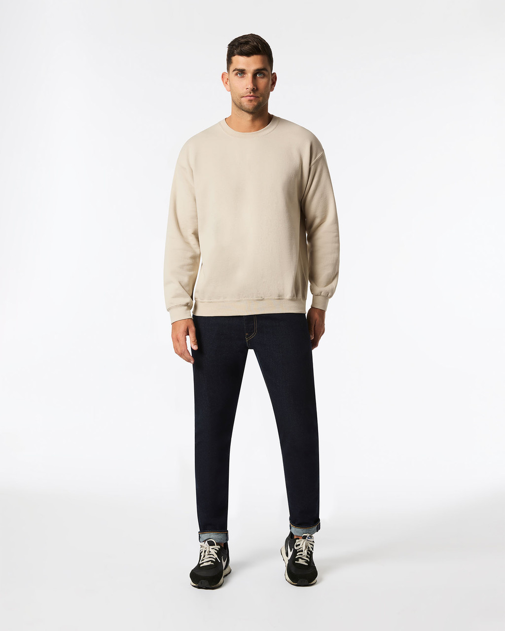 Gildan 18000 Heavy Blend Crewneck Sweatshirt - Sand