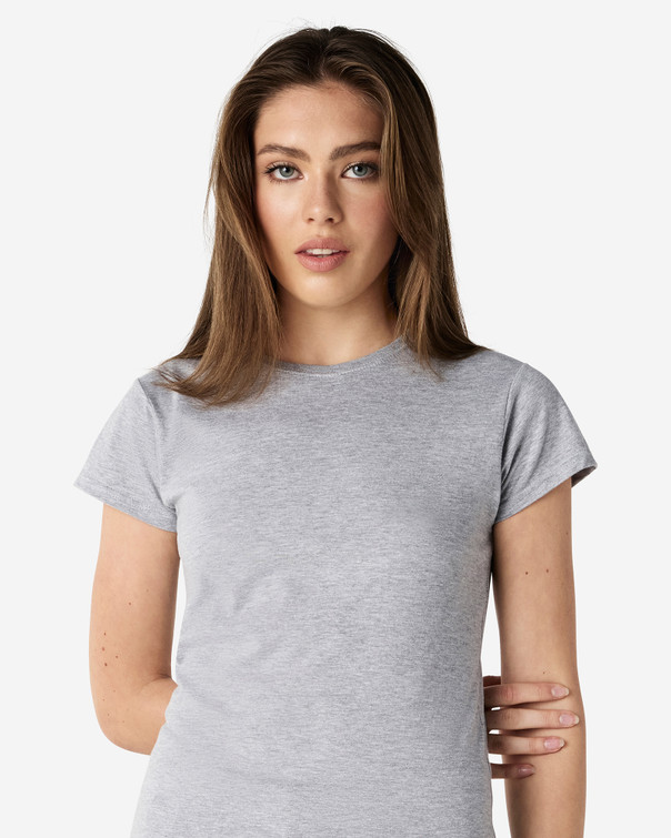 Gildan Softstyle 64000L | Women's Plain Soft Cotton T-shirt