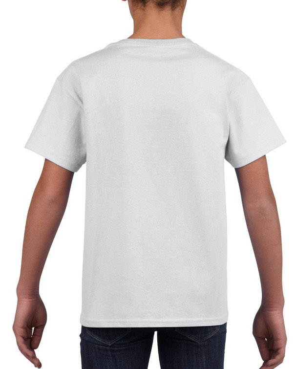 Gildan 2000B Maglietta Ultracotone Giovanile - Colore Bianco Puro - Taglia S - T-shirt Base Per Personalizzazione