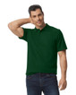 Adult Double Pique Polo 64800 (Forest Green)