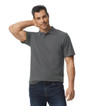 Adult Double Pique Polo 64800 (Charcoal)