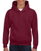 Youth Hooded Sweatshirt 18500B (Maroon)