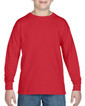 Gildan Youth Long Sleeve T-Shirt 5400B (Red)