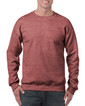 Adult Crewneck Sweatshirt 18000 (Heather Dark Maroon)