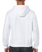 Adult Full Zip Hooded Sweatshirt 18600 (White)