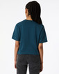 Womens Fine Jersey Boxy T-shirt (SEA BLUE)