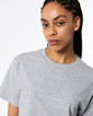 Womens Fine Jersey Boxy T-shirt (HEATHER GREY)