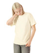 Heavyweight Cotton Unisex Garment Dyed T-Shirt (Faded Cream)