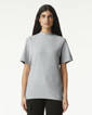 Pique Unisex Mockneck T-shirt (Heather Grey)