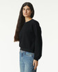 ReFlex Fleece Women's Crewneck Sweatshirt (Black)