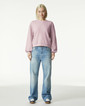 ReFlex Fleece Women's Crewneck Sweatshirt (Blush)