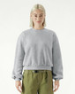 ReFlex Fleece Women's Crewneck Sweatshirt (Heather Grey)