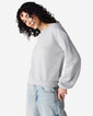 ReFlex Fleece Women's Crewneck Sweatshirt (HEATHER GREY)