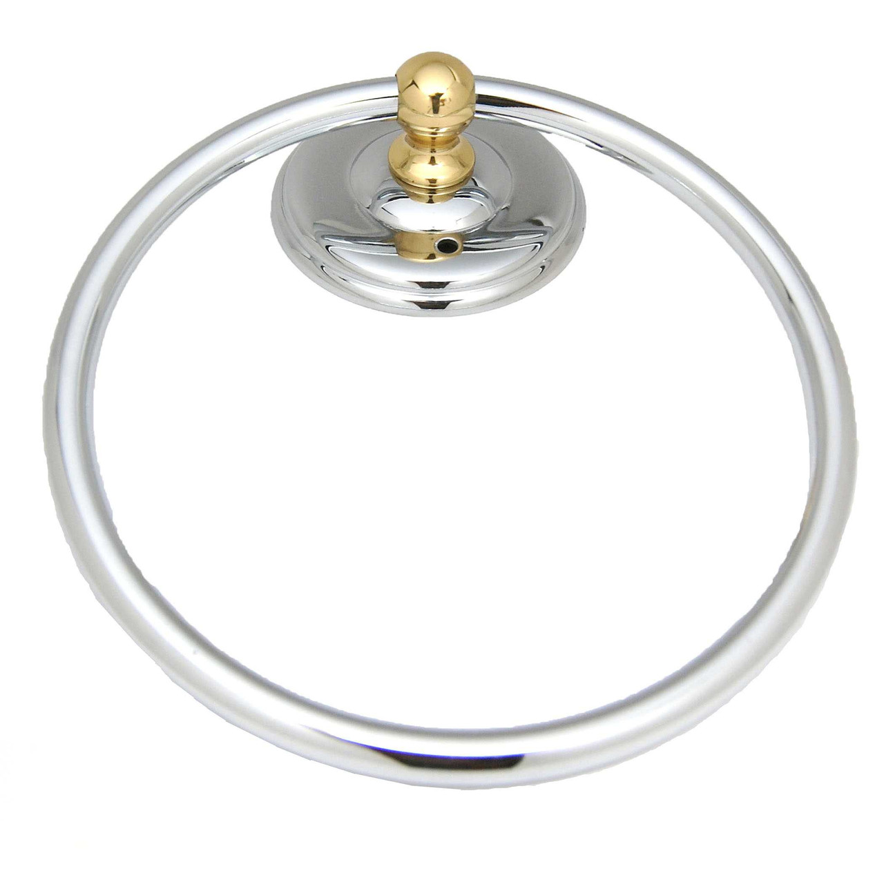 Amerock Solid Brass & Chrome Hanging Towel Ring – The Knob Shop