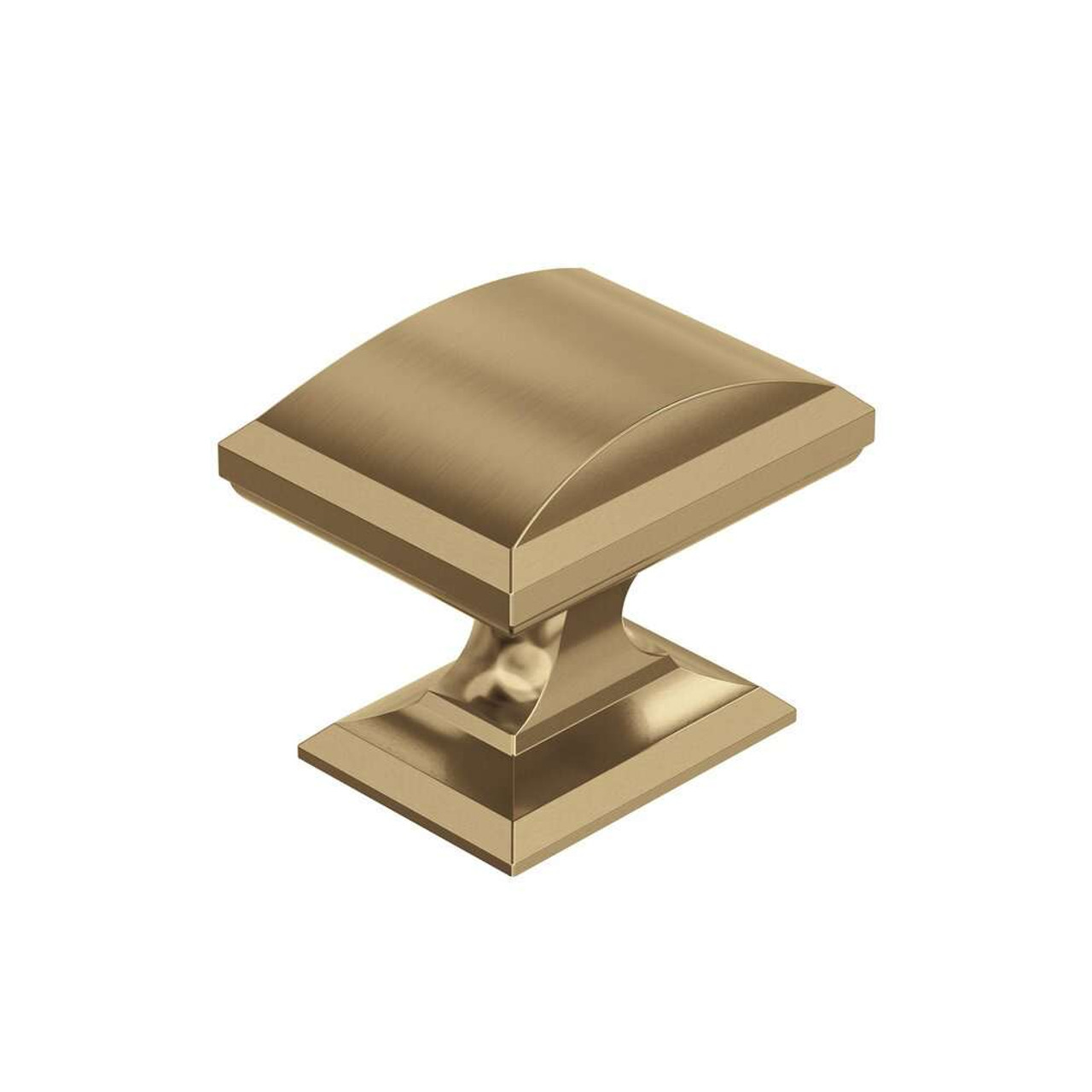 Amerock Candler Rectangle Cabinet Knob in Champagne Bronze