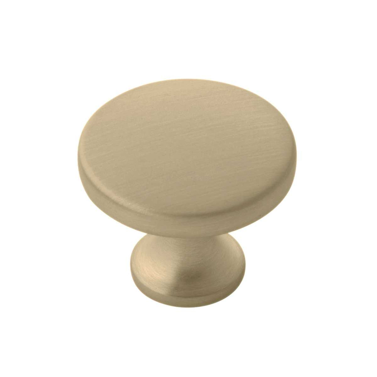 Hickory Hardware Forge Brushed Brass Cabinet Knob at The Knob Shop