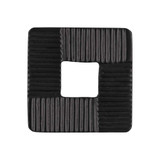 Belwith-Keeler Bijou Omni 1-3/4 Centers Square Handle in Matte Black B049825-MB Front View