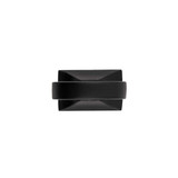Belwith Keeler Bijou Astoria 1-1/8" Long Mock Key in Matte Black B056379-MB Front View
