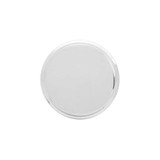 Top View of a Chrome 1-1/4" Round Cabinet Knob from Hickory Hardware's Piper Collection H077849-CH Top View of a Chrome 1-1/4" Round Cabinet Knob from Hickory Hardware's Piper Collection H077849-CH