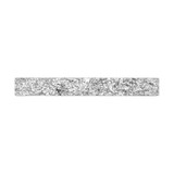 BELWITH-KEELER Sandrine 3-3/4" and 5-1/16" Centers Rectangle Handle Pull in Satin Nickel B077514-SN Front View