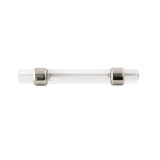 HICKORY Crystal Palace Handle Cabinet Pulls in Polished Nickel and Clear 3" HH075857-CA14 Top View HICKORY Crystal Palace Handle Cabinet Pulls in Polished Nickel and Clear 3" HH075857-CA14 Top View