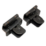 Pair of an Oil Rubbed Bronze Double Demountable 3/8" Inset Partial Wrap Cabinet Hinge from Amerock CMR8700-ORB Pair of an Oil Rubbed Bronze Double Demountable 3/8" Inset Partial Wrap Cabinet Hinge from Amerock CMR8700-ORB