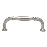 Side View of a Satin Nickel 3" Hole Centers Handle Cabinet Pull from Century Hardware's Builder's Choice Collection 03708-15 Side View of a Satin Nickel 3" Hole Centers Handle Cabinet Pull from Century Hardware's Builder's Choice Collection 03708-15