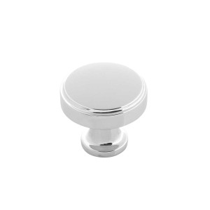 Main View of a Chrome 1-1/4" Round Cabinet Knob from Hickory Hardware's Piper Collection H077849-CH Main View of a Chrome 1-1/4" Round Cabinet Knob from Hickory Hardware's Piper Collection H077849-CH