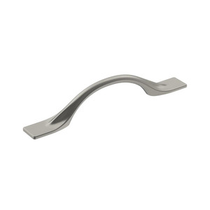 Amerock Uprise Curved Handle Pull in Satin Nickel 96mm BP36917G10 Amerock Uprise Curved Handle Pull in Satin Nickel 96mm BP36917G10