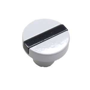 DEC HAR 1-1/4" Diameter Cabinet Knob in Black and White KB-2AL-WB DEC HAR 1-1/4" Diameter Cabinet Knob in Black and White KB-2AL-WB