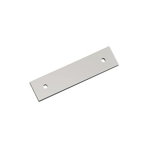 AMEROCK Ladera Rectangle Cabinet Handle Backplate in Polished Nickel 3" BP37761PN AMEROCK Ladera Rectangle Cabinet Handle Backplate in Polished Nickel 3" BP37761PN
