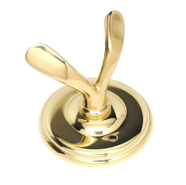 AMEROCK Solid Brass Bathroom Robe Hook - Polished Brass