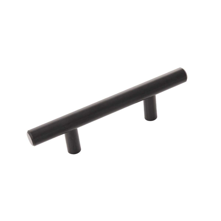 HICKORY Bar Pulls 2-1/2" Bar Cabinet Pull - Matte Black HH075592-MB