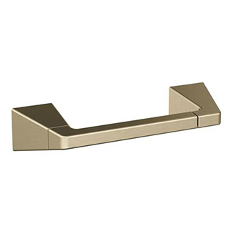 Main View of a Golden Champagne Toilet Paper Holder from Amerock's Blackrock Collection BH36001BBZ