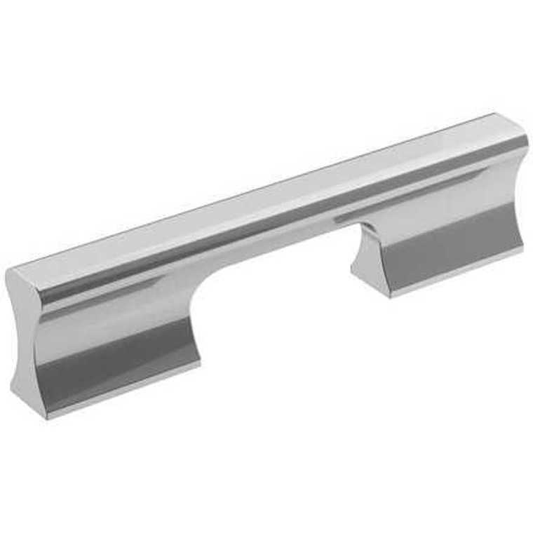 Main View of a Chrome 96mm Handle from Amerock's Status Collection BP3683726