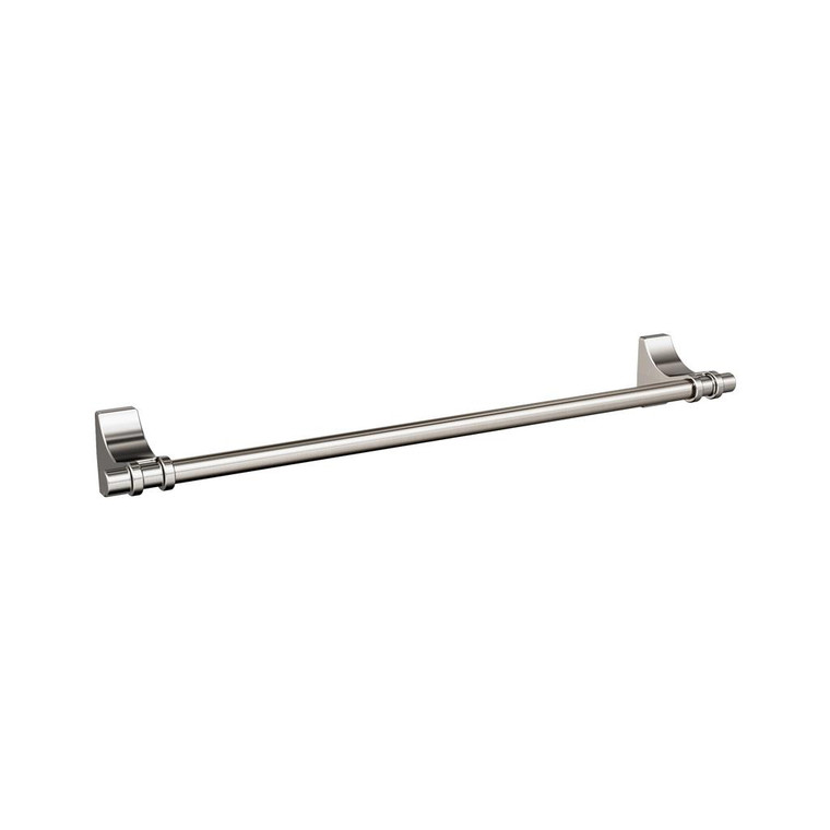 Main View of a Satin Nickel 18" Towel Bar from Amerock's Davenport Collection BH36053G10