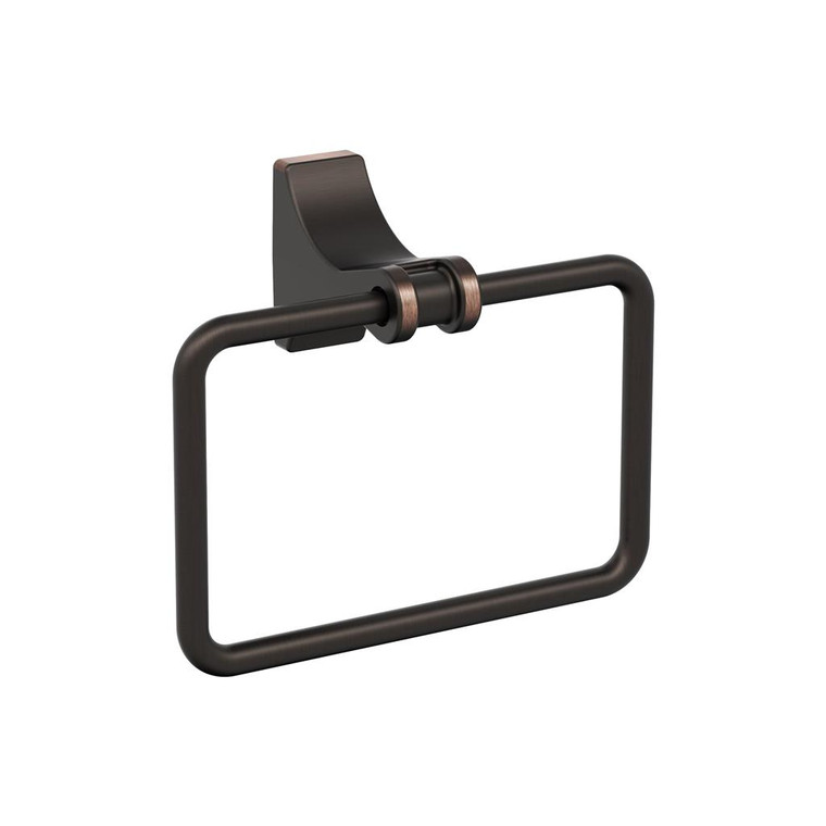 Main View of a Oil Rubbed Bronze Towel Ring from Amerock's Davenport Collection BH36052ORB