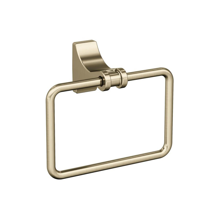 Main View of a Golden Champagne Towel Ring from Amerock's Davenport Collection BH36052BBZ