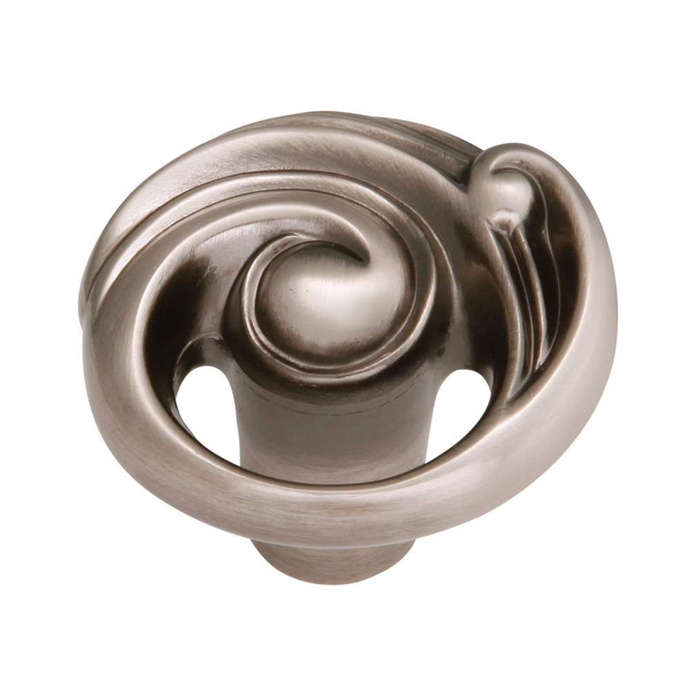 BELWITH KEELER Amaranta 1-1/2" Diameter Cabinet Knob in Antique Nickel B072433-ANN