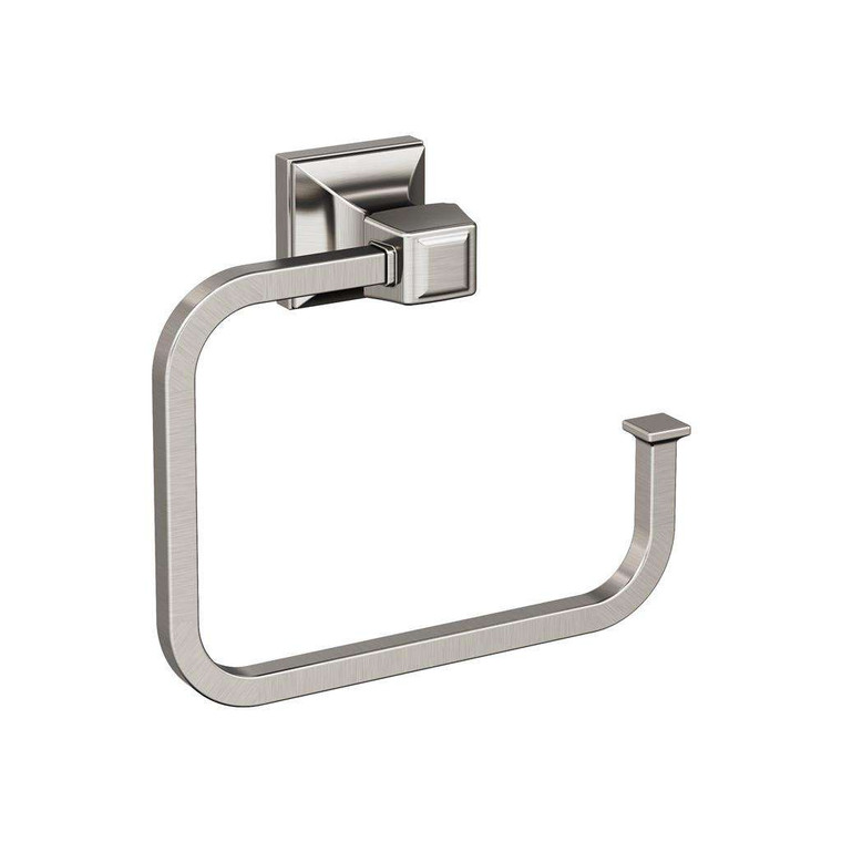AMEROCK Mulholland 6-13/16" Long Hanging Towel Ring in Brushed Nickel BH36022G10