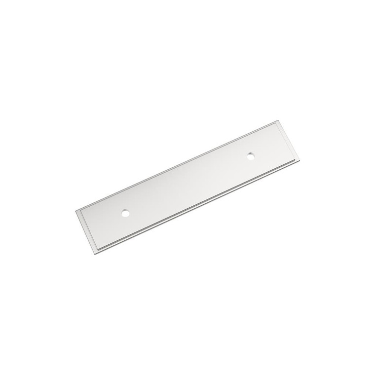 AMEROCK Maymont Rectangle Cabinet Handle Backplate in Polished Chrome 3" BP3758726