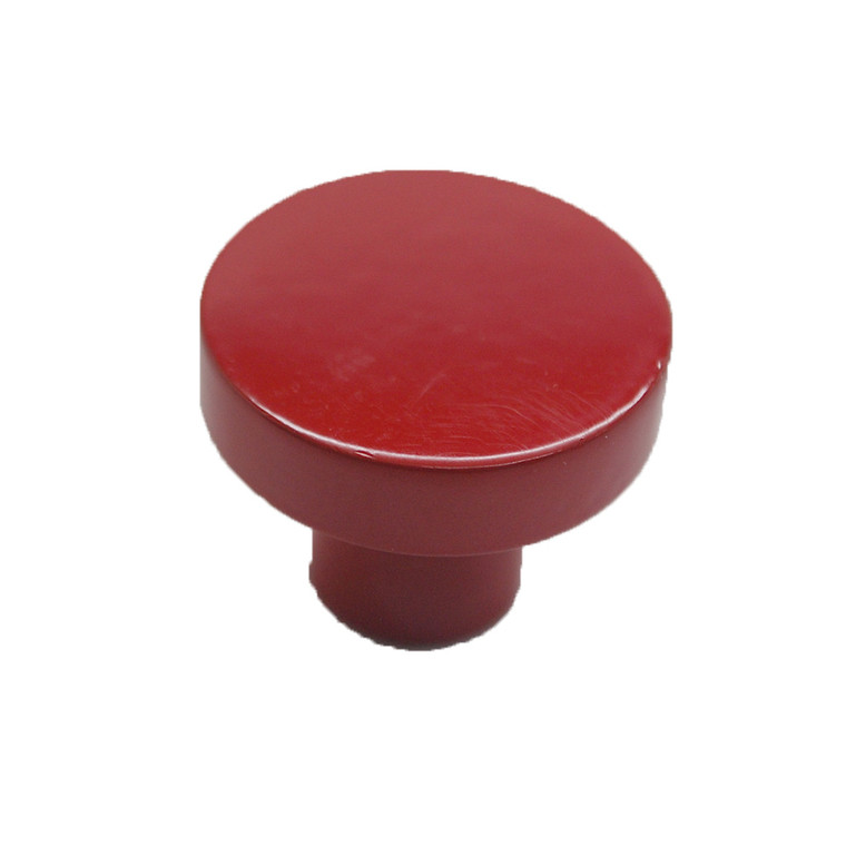 DEC HAR 1-1/4" Diameter Cabinet Knob in Red KB-1AL-04