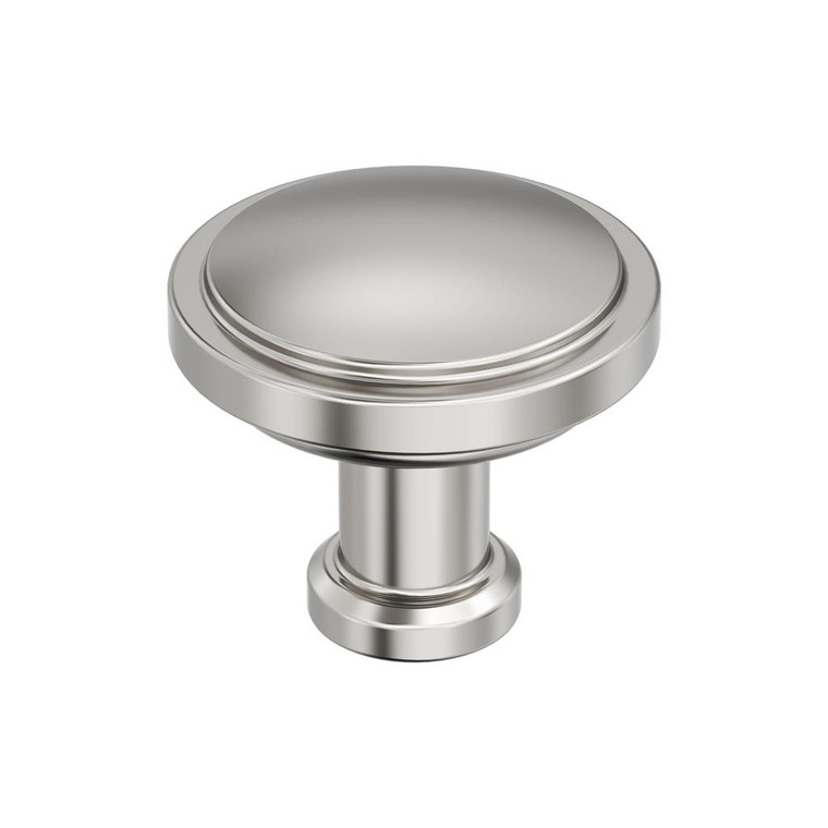 AMEROCK Faircrest 1-1/4" Diameter Cabinet Knob in Polished Nickel BP37460PN