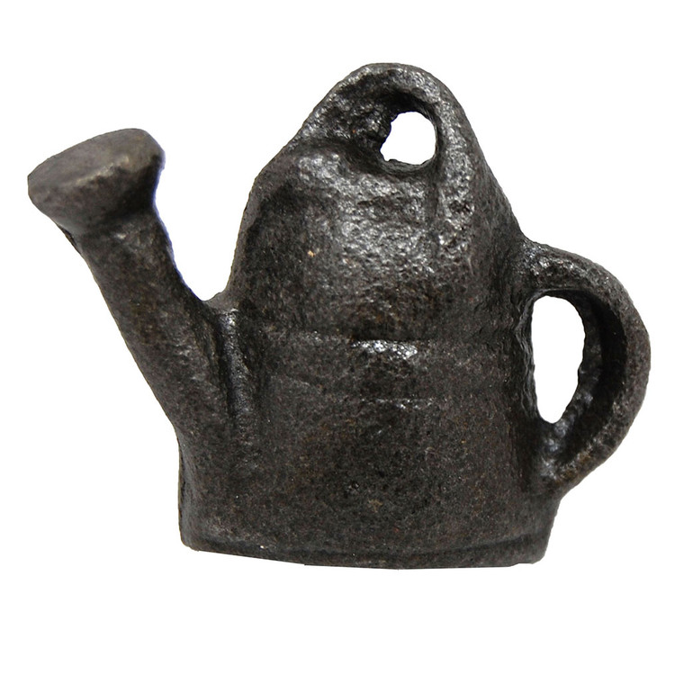 Front View of an Iron Watering Can Cabinet Knob from TAG 22001